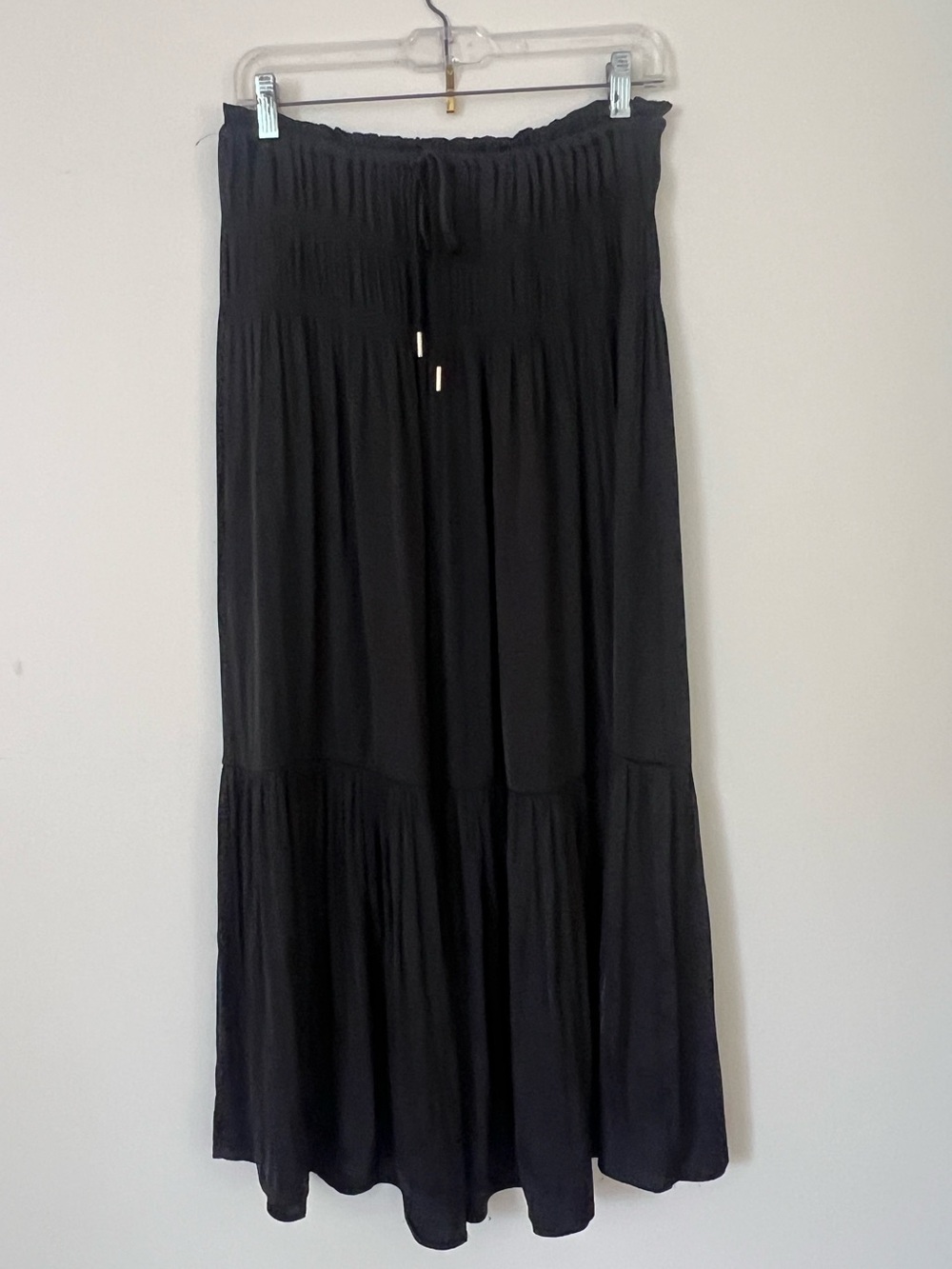 100% Silk skirt, tiered, elegant multi/sized